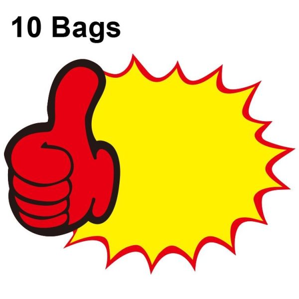 XD-051 10bags 18x14cm Explosion Sticker Product Price Tag Supermarket Price Label