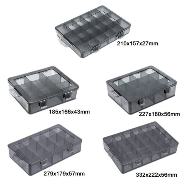 Multi-Compartment Sorted Electronic Parts Organiser, Specifications: 9 Grid - Image 2