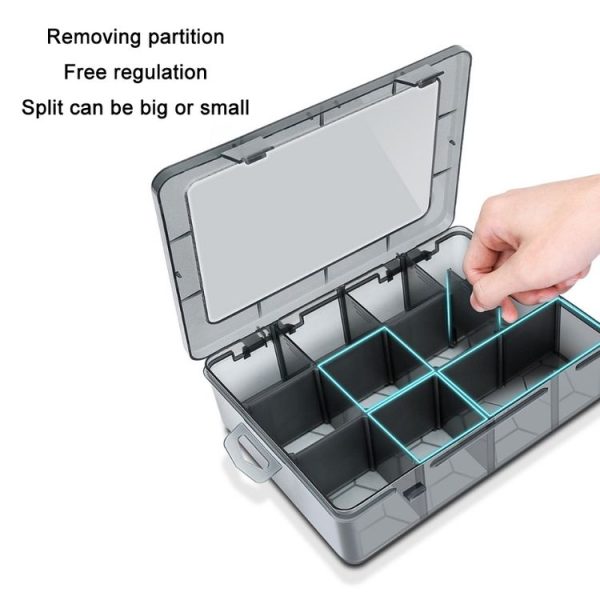 Multi-Compartment Sorted Electronic Parts Organiser, Specifications: 9 Grid - Image 4