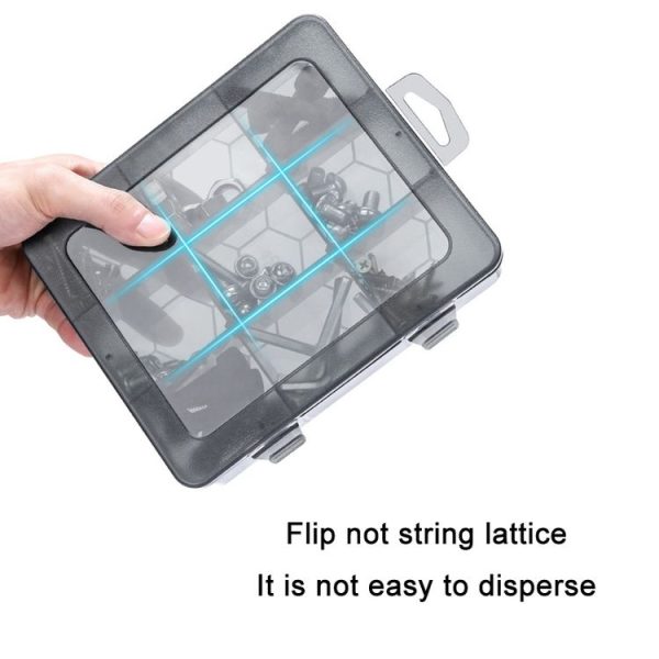 Multi-Compartment Sorted Electronic Parts Organiser, Specifications: 9 Grid - Image 5