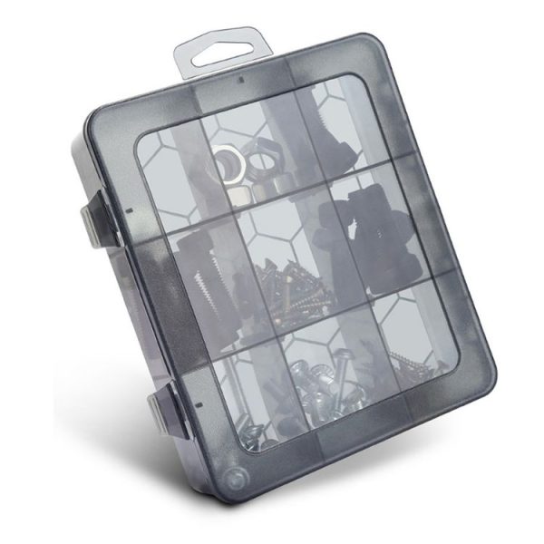 Multi-Compartment Sorted Electronic Parts Organiser, Specifications: 9 Grid - Image 6