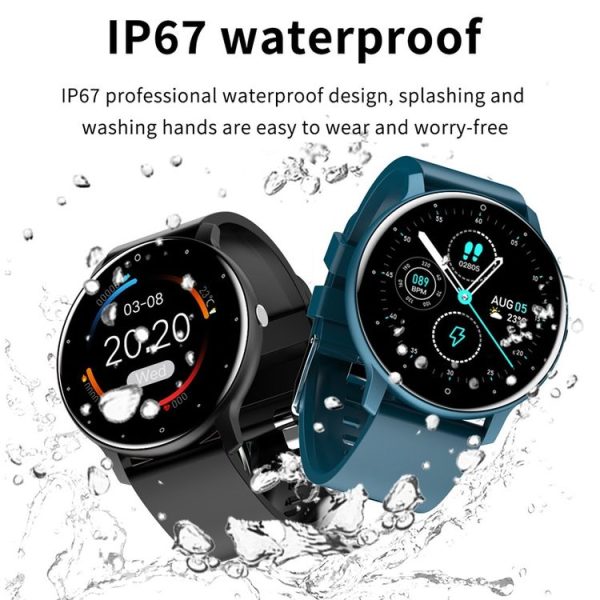 BW0223 Heart Rate / Blood Oxygen / Blood Pressure Monitoring Bluetooth Smart Calling Watch, Color: Mesh Pink - Image 6
