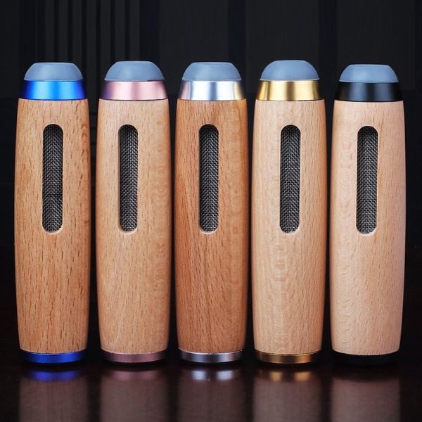 Car Smoking Multifunctional Anti-Flying Ashtray (Beechwood Black) - Image 2