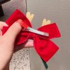 Christmas Gold Velvet Headdress Duckbill Clip, Color: LD113 Antler Hat Clip - Image 3