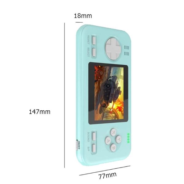 416 Pocket Console Portable Color Screen 8000mAh Rechargeable Game Machine (Black Orange) - Image 2