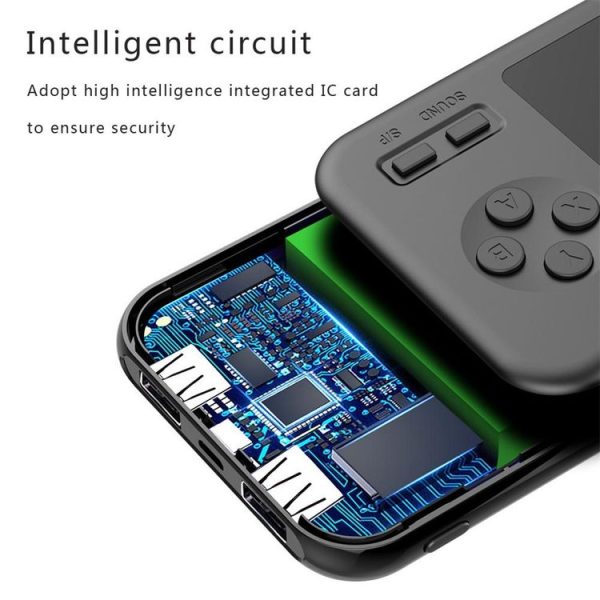 416 Pocket Console Portable Color Screen 8000mAh Rechargeable Game Machine (Black Orange) - Image 5