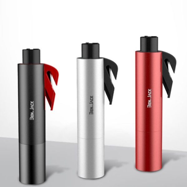 BENJACK Car Broken Window Multifunctional Emergency Safety Hammer (Red) - Image 2