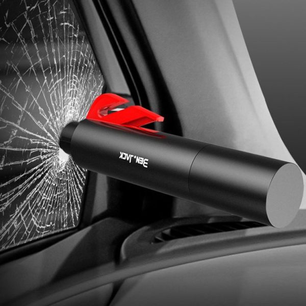 BENJACK Car Broken Window Multifunctional Emergency Safety Hammer (Red) - Image 6