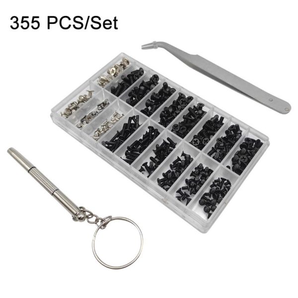 355 PCS / Set+Tweeter+Screwdriver M2 / M3 / M2.5 Laptop Universal Screw Set