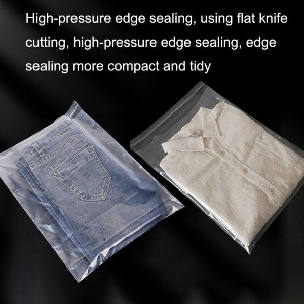 100 PCS / Set PE Clothing Packaging Bag Transparent Self-Stick Bag Jewelry Plastic Sealed Bag, Size:, Specification: 13x18cm - Image 6