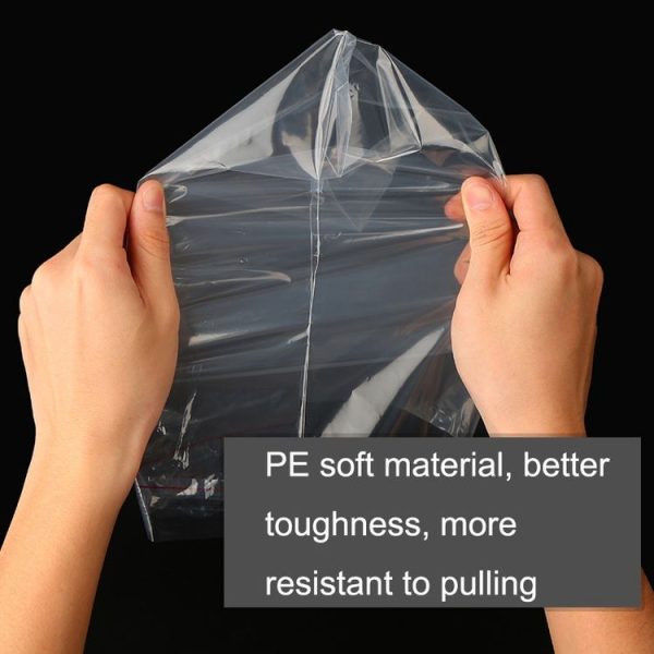 100 PCS / Set PE Clothing Packaging Bag Transparent Self-Stick Bag Jewelry Plastic Sealed Bag, Size:, Specification: 20x25cm - Image 3