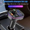 Q9 Car Bluetooth MP3 With TYPE-C Port PD Charging FM Transmitter - Image 6