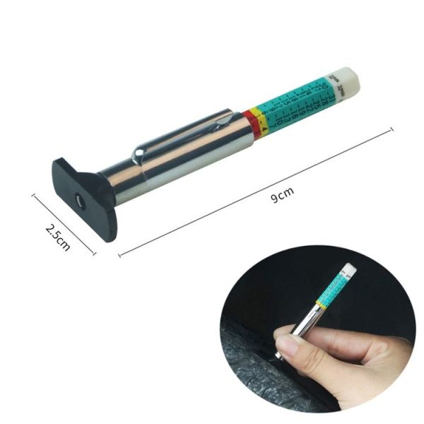 0-25mm Car Tyre Tread Depth Gauge, Color: Monochrome - Image 3