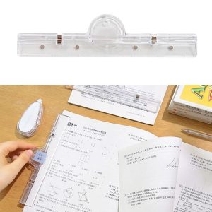 MOYL Y893-01 Student Large Capacity Transparent Magnetic Document Test Paper Data Storage Folder (Transparent Magnetic)