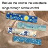 5pcs 15cm Acrylic Straight Ruler Painting Hand Account Tool Student Ruler (Sunrise) - Image 5