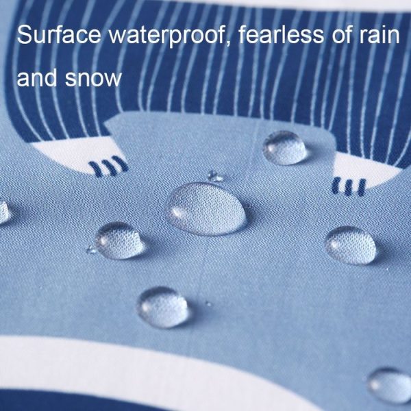 BB1021 Stroller Padded Thickened Windproof Blanket Waterproof Portable Warm Baby Blanket (Panda) - Image 4