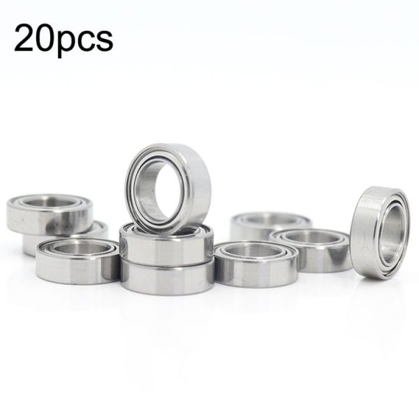 MR106ZZ 20pcs 6x10x3mm Miniature Deep Groove Ball Bearing, Style: Low Speed