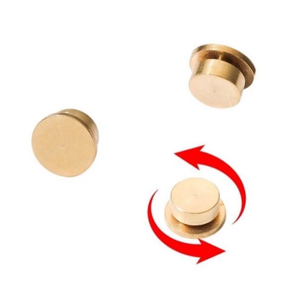 20pcs Metal Rotatable Bearing For DIY Crystal Jewelry Nail Art Decorations 3.7x3.5x2.2mm - Image 2