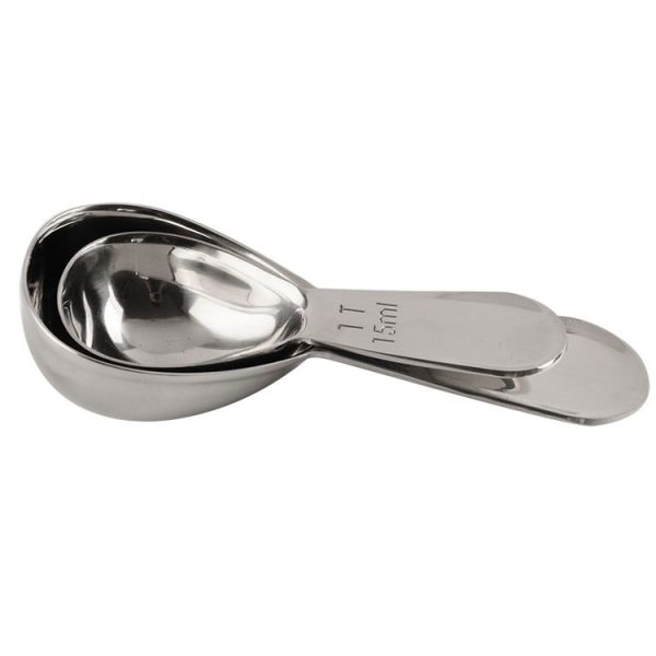 YG-MC12 304 Thickened Stainless Steel Coffee Spoon Scales Scaling Spoon, Specification: Small - Image 3