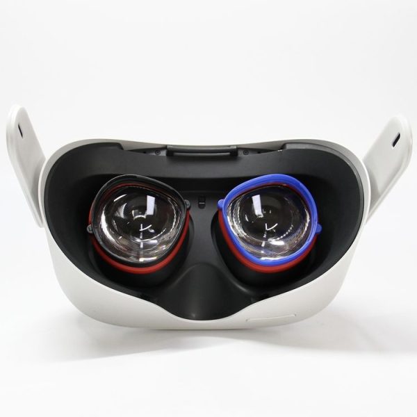 Oculus Quest / Rifts / Quest 2 1pair VR All-in-one Glasses Frame Magnetic Suction Frame Can Match Myopic Lenses (Blue) - Image 6