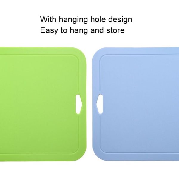 2pcs Baby Auxiliary Cutting Board Fruit and Vegetable Cutting Plastic Board (Green) - Image 4