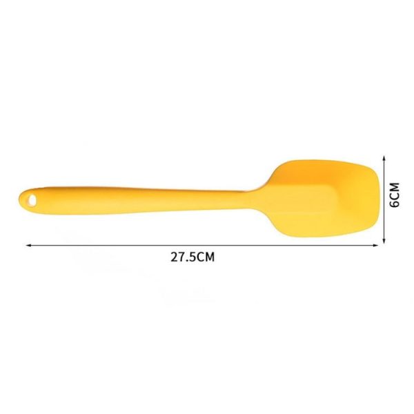 2pcs 28cm Silicone Square Shovel Cake Scraper (Yellow) - Image 2