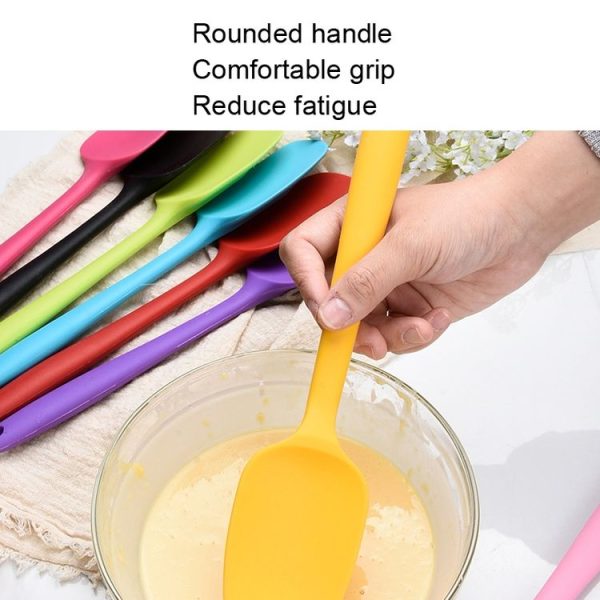 2pcs 28cm Silicone Square Shovel Cake Scraper (Yellow) - Image 3