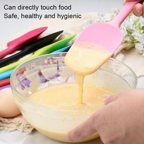2pcs 28cm Silicone Square Shovel Cake Scraper (Yellow) - Image 4