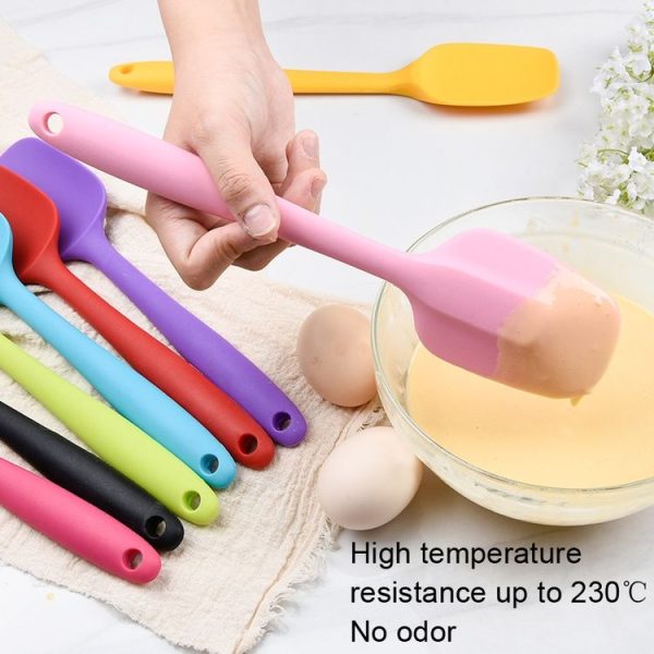 2pcs 28cm Silicone Square Shovel Cake Scraper (Yellow) - Image 5
