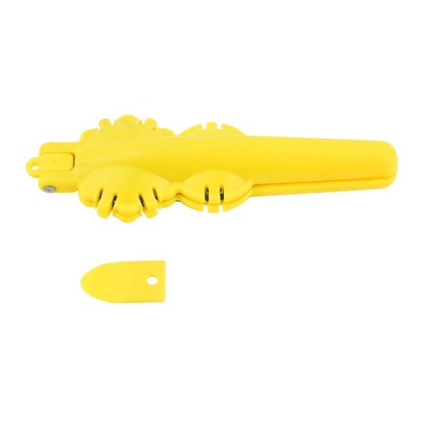 House Multi -Functional Manual Chestnut Opening Machine (Yellow)