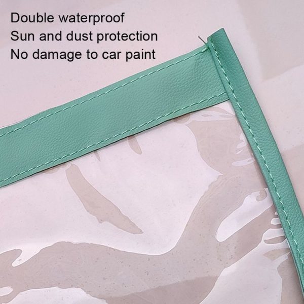 Electric Vehicle Charging Port Magnetic Transparent Rain Cover (Black) - Image 5