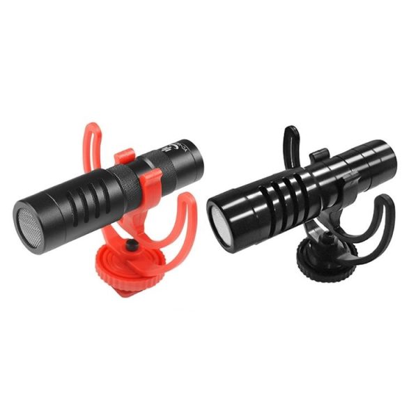 2pcs Microphone Mounting Bracket Cold Shoe Mount Mic Holder (Red) - Image 4