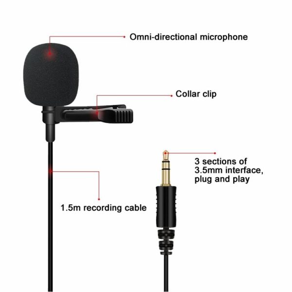 Rode Wireless Camera Lavalier Microphone, Length 1.5m (Black) - Image 5