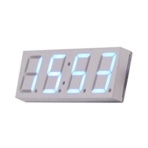 0.8 Inch Electronic Clock Movement Module WIFI Digital Tube Digital Time Display (Blue)