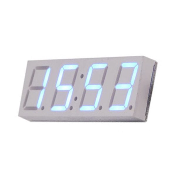 0.8 Inch Electronic Clock Movement Module WIFI Digital Tube Digital Time Display (Blue)