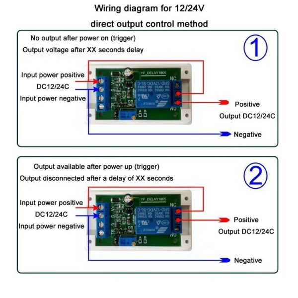 12V Protected Start Delay Relay Module - Image 5