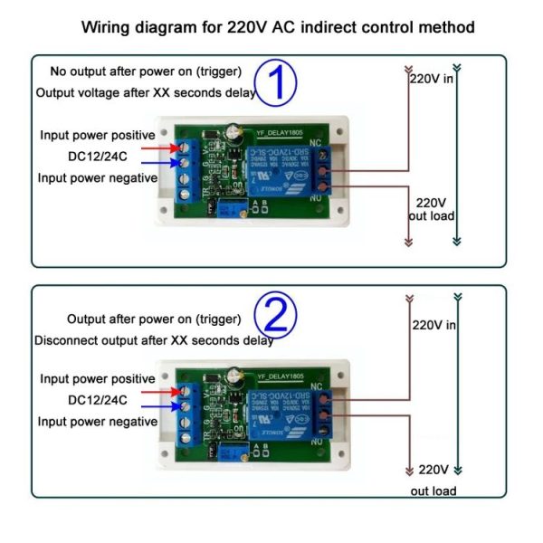 12V Protected Start Delay Relay Module - Image 6