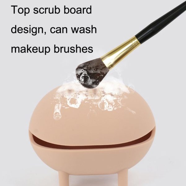 Beauty Makeup Egg Storage Breath Portable Silicone Makeup Products Air Cushion Powder Puff Box (Green) - Image 5