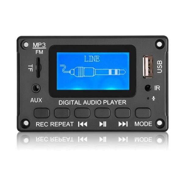 116BT LCD Lyrics Display Bluetooth Module Amplifier MP3 Decoder Board (Black) - Image 2