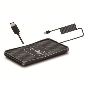 C3 15W Car QI Wireless Charger Launch Pad Anti-slip Mat (Type-C Interface)