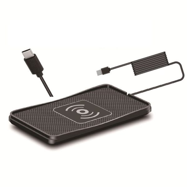 C3 15W Car QI Wireless Charger Launch Pad Anti-slip Mat (Type-C Interface)