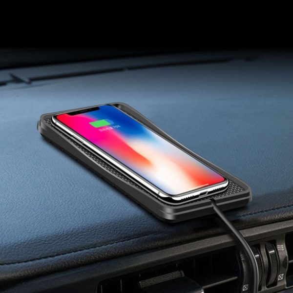C3 15W Car QI Wireless Charger Launch Pad Anti-slip Mat (Type-C Interface) - Image 6