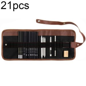 YGSM-30 Sketch Pencil Set Art Sketch Pencil Drawing Tools, Spec: 21pcs / set