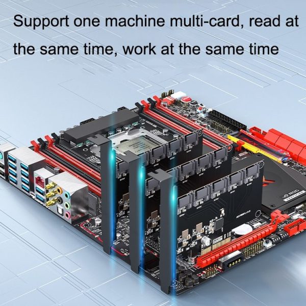 PCIE X1 To 10 Ports SATA3.0 Rotary Card Computer Desktop Solid State Hard Disk - Image 6