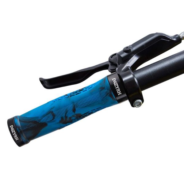 MZYRH 1pair Mountain Bike Bicycle Handlebar Grips Protective Covers (White and Blue) - Image 6