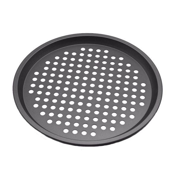 BM1076 Round Pizza Pie Nonstick Baking Pan with Perforated Bottom Baking Mold (12 inches)