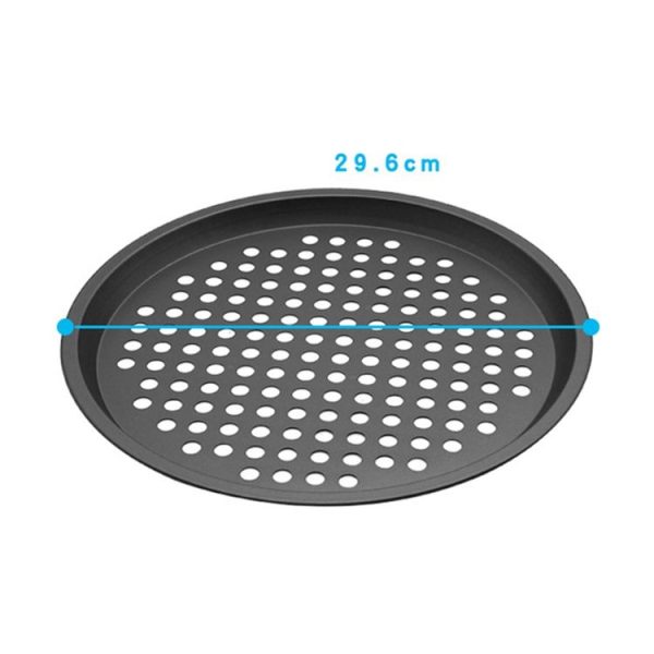 BM1076 Round Pizza Pie Nonstick Baking Pan with Perforated Bottom Baking Mold (12 inches) - Image 3