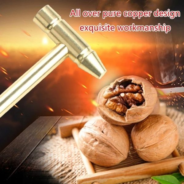 6 in 1 Multifunctional Mini Household Brass Hammer Screwdriver (10097) - Image 6