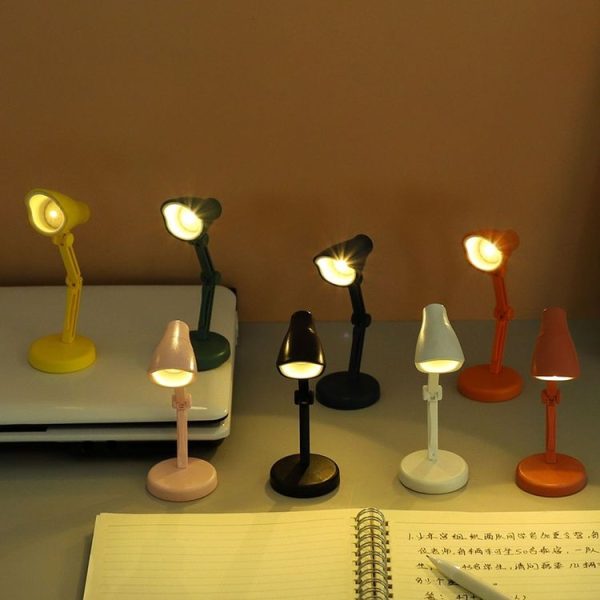 LED Foldable Mini Magnetic Desk Lamp with Clip (LD01 Black) - Image 2