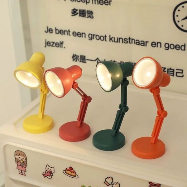 LED Foldable Mini Magnetic Desk Lamp with Clip (LD01 Black) - Image 6